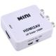 Convertor HDMI - RCA, de la iesirea HDMI video la televizor / recorder / proiector / DVR, Cablu adaptor PC-to-TV